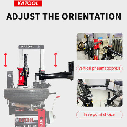 KATOOL Tire Changer KT-855 Vertical Tire Press changer Wheel Changer Machine