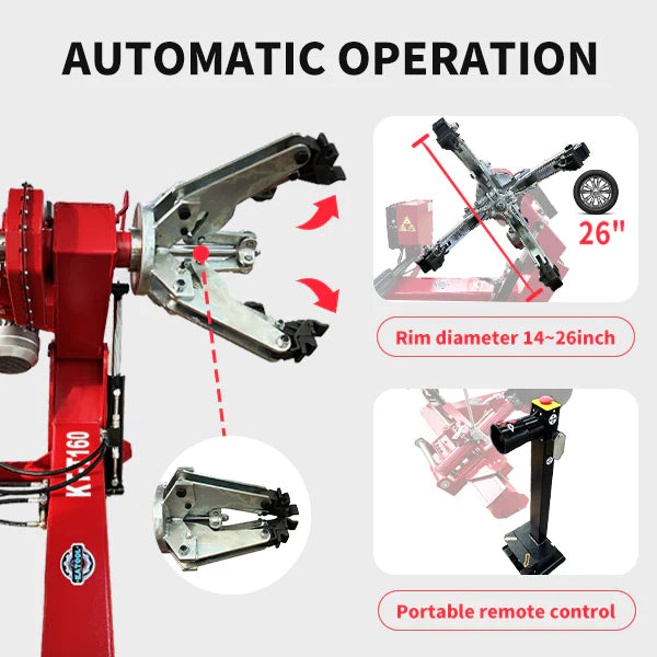 KT-T160 Heavy Duty Truck Tire Changer Machine