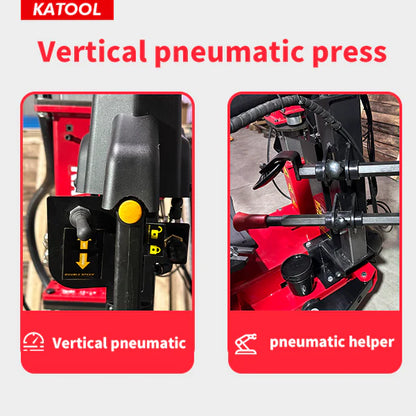 KATOOL Tire Changer KT-855 Vertical Tire Press changer Wheel Changer Machine